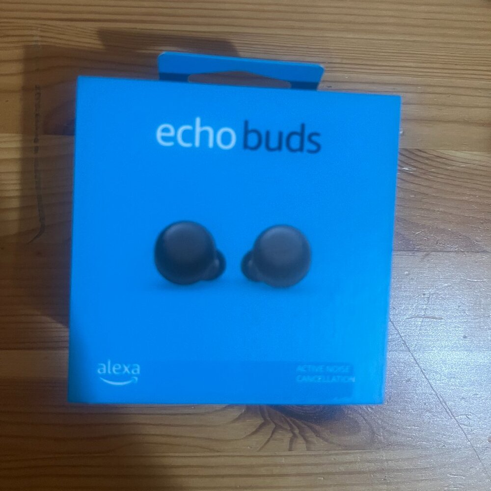 Amazon Echo Buds with Active Noise Cancellation (newest model), Wired charging c